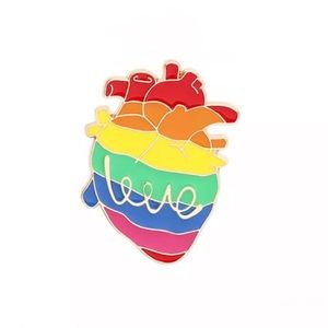 Rainbow Love Pride Brooch